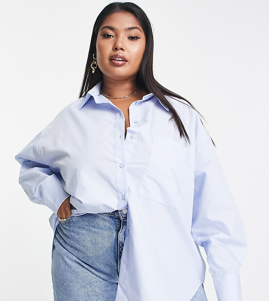Shirts by ASOS DESIGN Add-to-bag material Spread collar Button placket Chest pocket Drop shoulders Relaxed fit