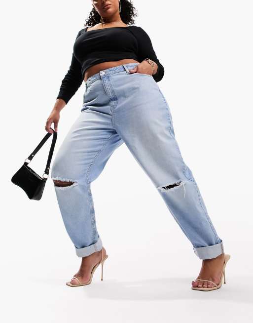 Asos curve hot sale mom jeans