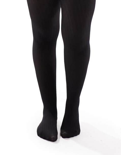 Black tights for plus size women