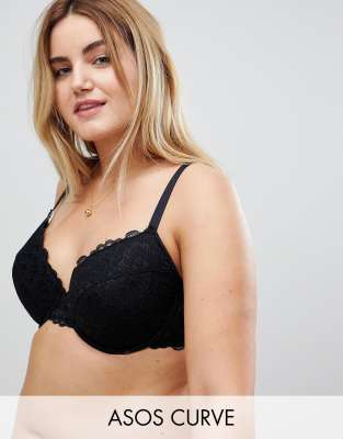 ASOS DESIGN Fuller Bust Rita lace mix & match plunge bra