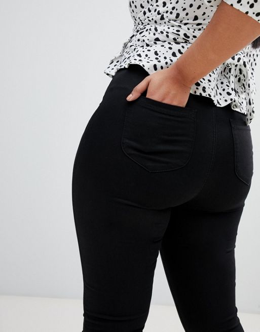 Asos High Waisted Black Jeggings  Female poses, Female pose reference,  Standing poses