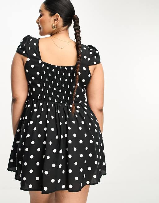 Robe a pois online asos