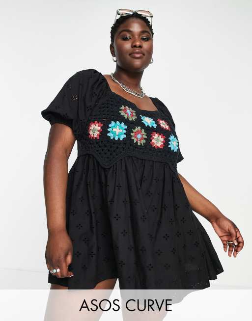 Asos robe best sale broderie anglaise