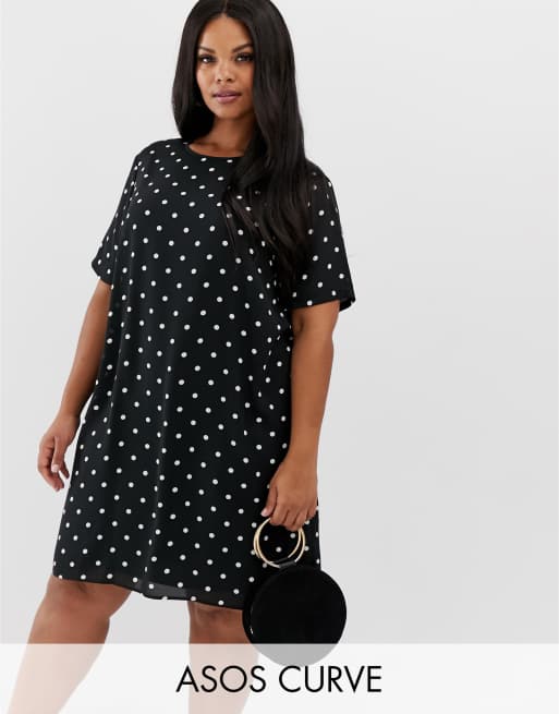 Asos robe a pois best sale