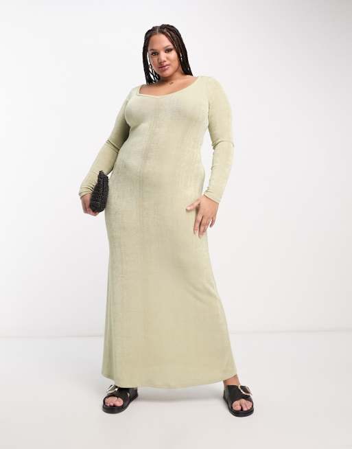 Asos curve best sale robe longue