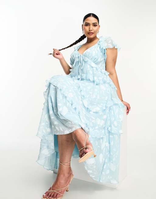 Asos curve robe longue clearance