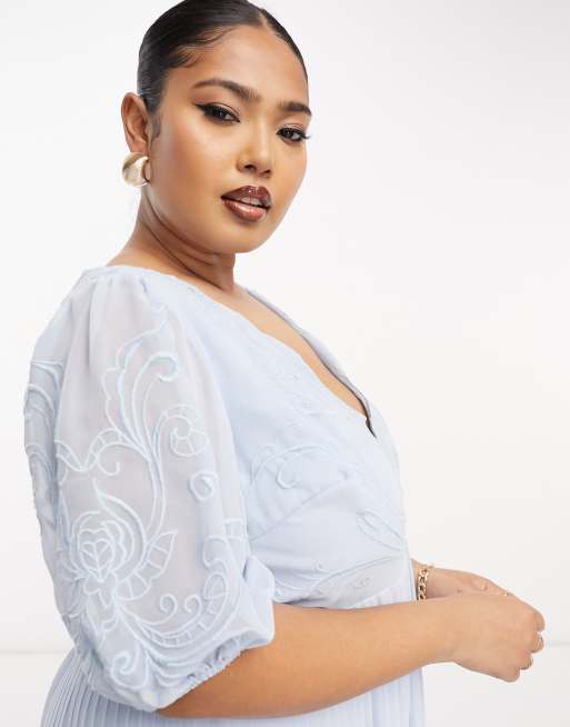 Asos robe discount blanche mi longue