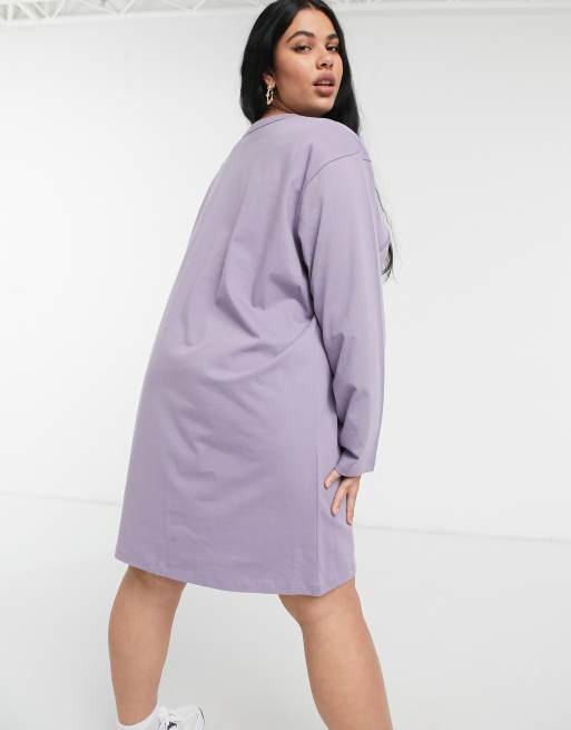 Asos robe violette best sale