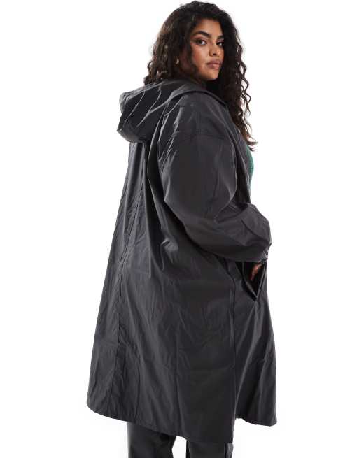 Rubberised rain mac clearance womens