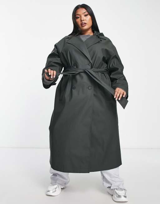 Asos curve hot sale trench coat