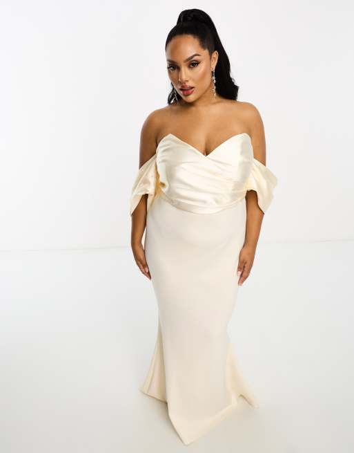 Off shoulder 2025 bodycon maxi dress