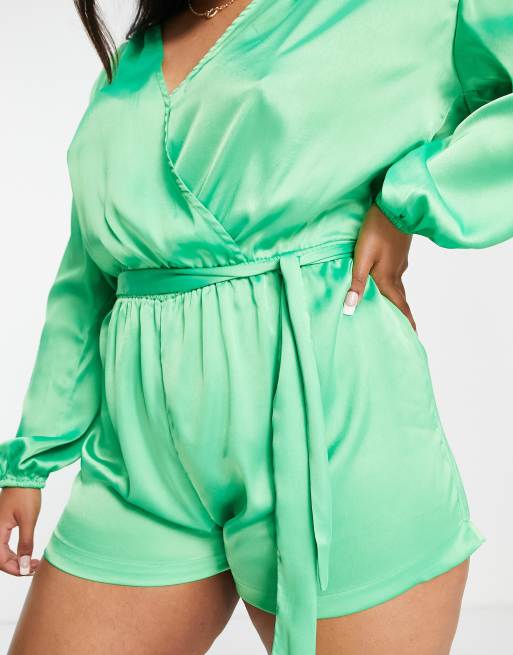 Asos 2024 green playsuit