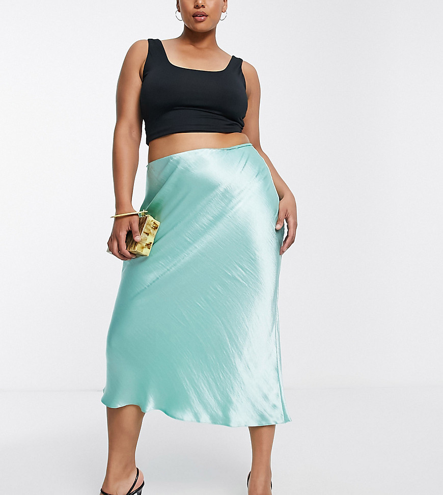 Plus-size skirt by ASOS DESIGN The scroll is over High rise Elasticated waist Regular fit