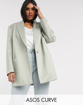 asos plus size womens coats