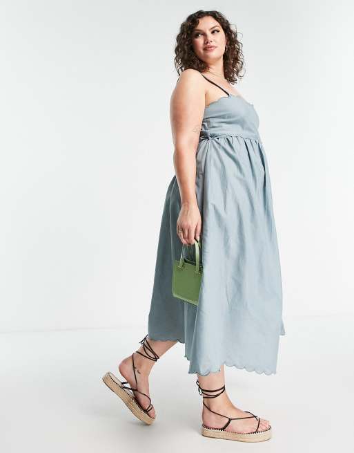 Asos duck egg blue dress online