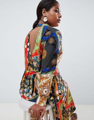 scarf midi dress
