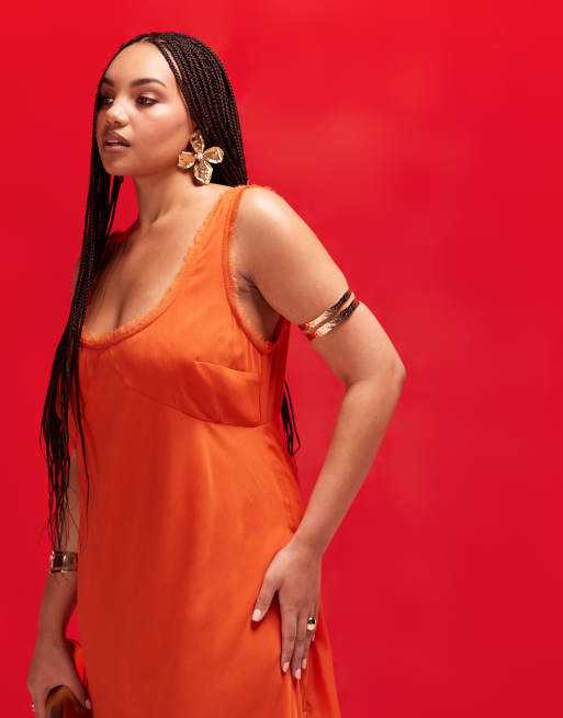 orange curve dress Amazon.com: AOMEI Women's Bodycon Elegant Dresses Square Neck Puff Sleeve  Hollowed Out Elegant Midi Graduation Dress for Women (XX-Large) Orange :  Clothing, Shoes & Jewelry