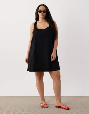 asos black shift dress MAIA THE LABEL | Azure Knit Maxi Dress main image 0