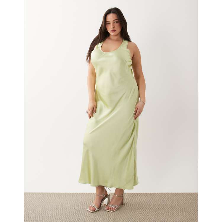 asos satin maxi dress ASOS DESIGN long sleeve satin maxi dress in black