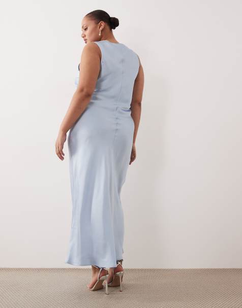 Blue Satin Dresses | Shop at ASOS
