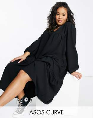 asos curve smock dress