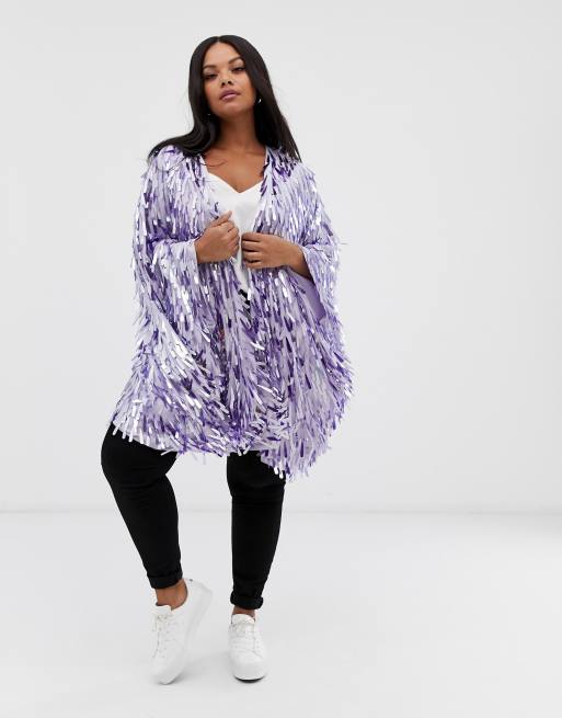 Asos curve 2025 sequin kimono