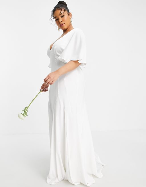 Asos satin wedding on sale dress