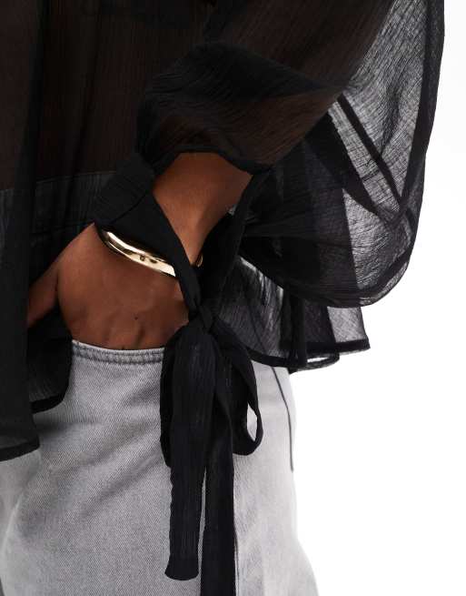Sheer blouse asos clearance