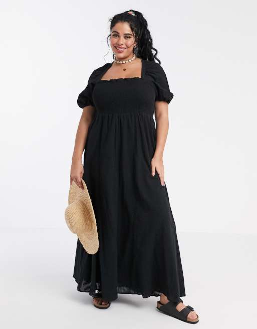 Asos plus best sale size maxi dress