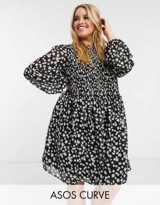 asos mini smock dress