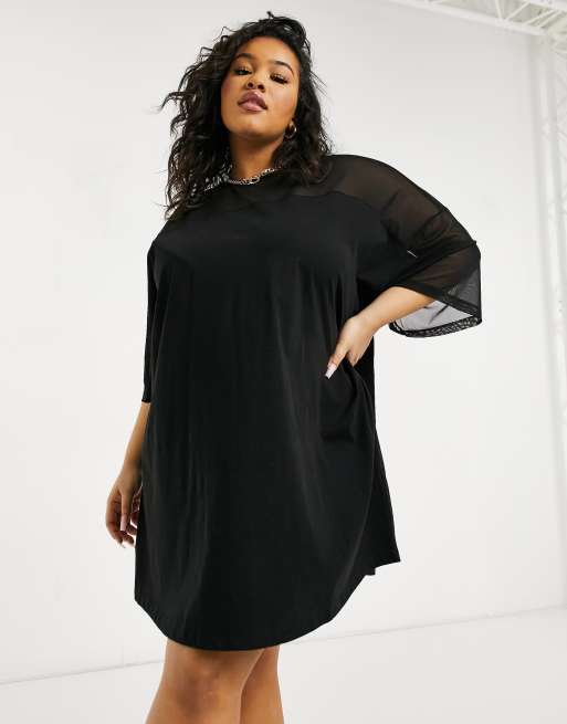 Asos curve t shirt 2024 dress