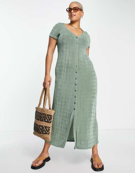 Asos slinky hot sale maxi dress