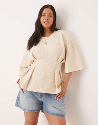 Asos Curve Asos Design Curve Short Sleeve Top
