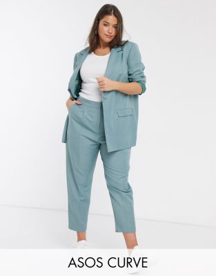 asos curve trouser suits