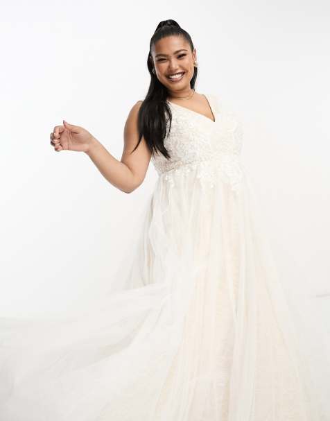 Asos bridal plus outlet size