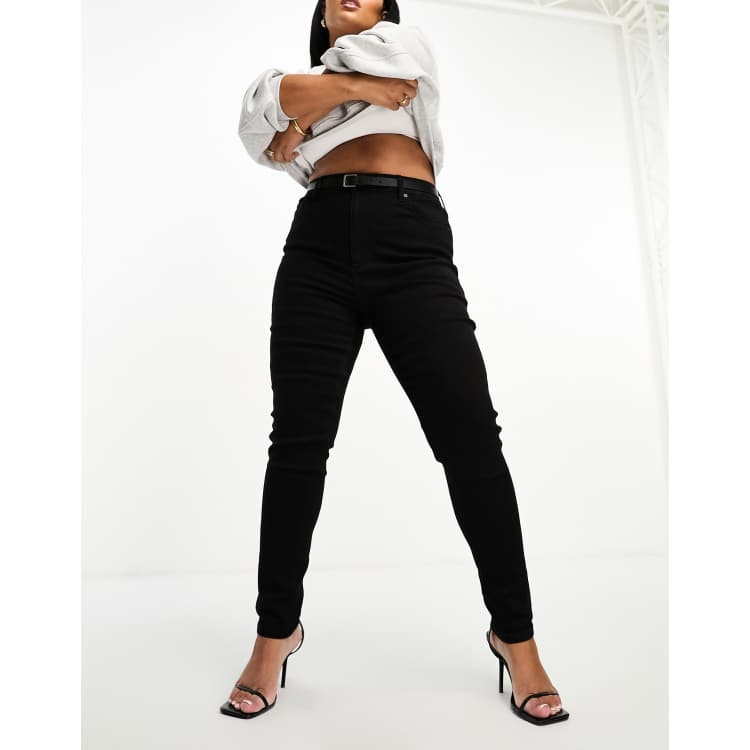 Asos black skinny jeans best sale