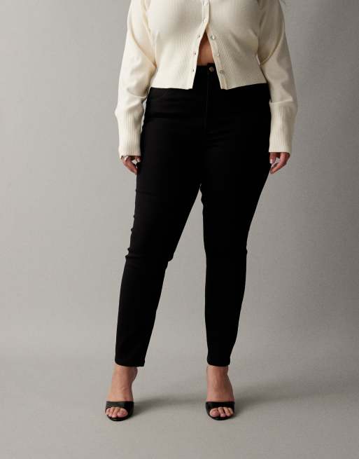 ASOS Design - Curve - Skinny jeans in effen zwart, 3 van 7