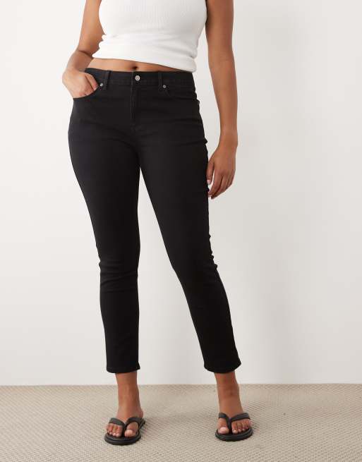 ASOS Design Curve - Skinny jeans in zwart, 2 van 5
