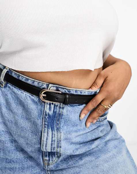 ASOS CURVE Wide Elastic Waist Belt