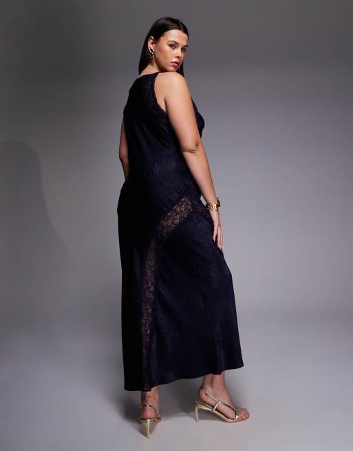 chinese dress ladies Celestial Multi-Wrap Lace Maxi Dress (Black) – Southern Alternative main image 1