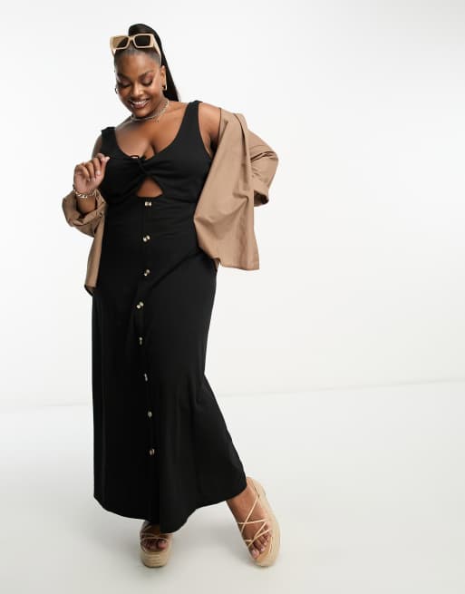 Asos curve cheap midi dress