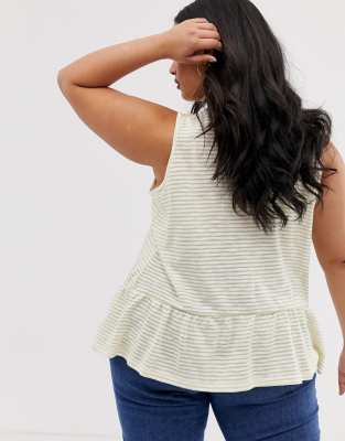 sleeveless smock top