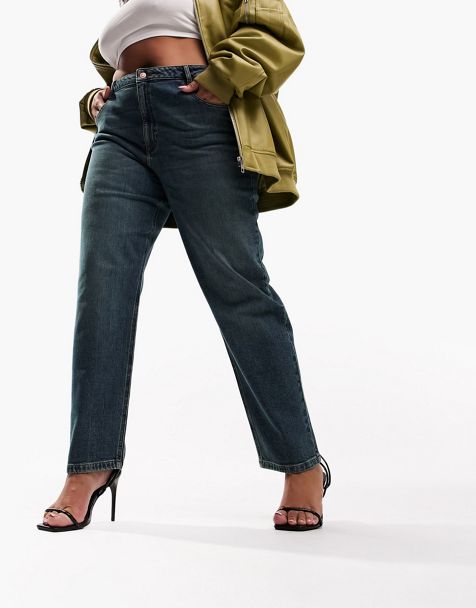 denim black High-waisted Mom jeans - Buy Online