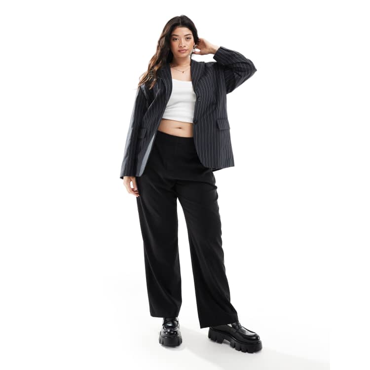 Asos black trousers sale