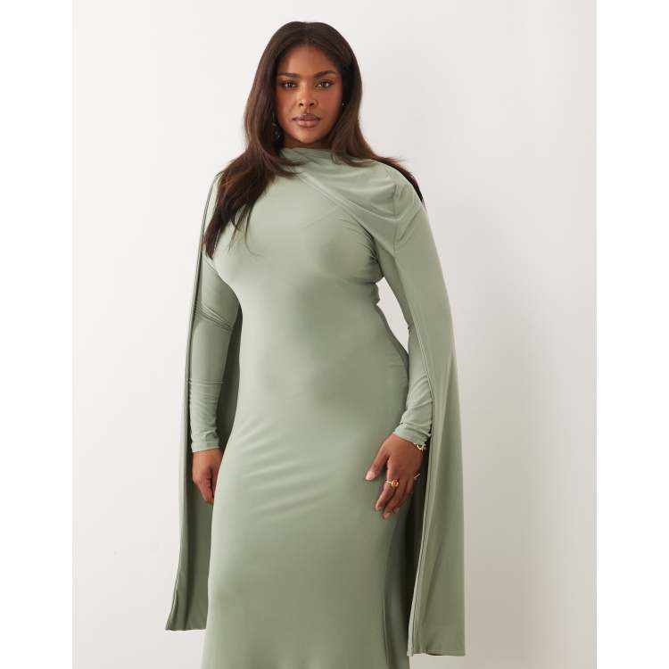sage green maternity dress long sleeve 2-Piece Leah Maternity Loungewear/Sleepwear Set + Matching Baby Onesie - Sage Green