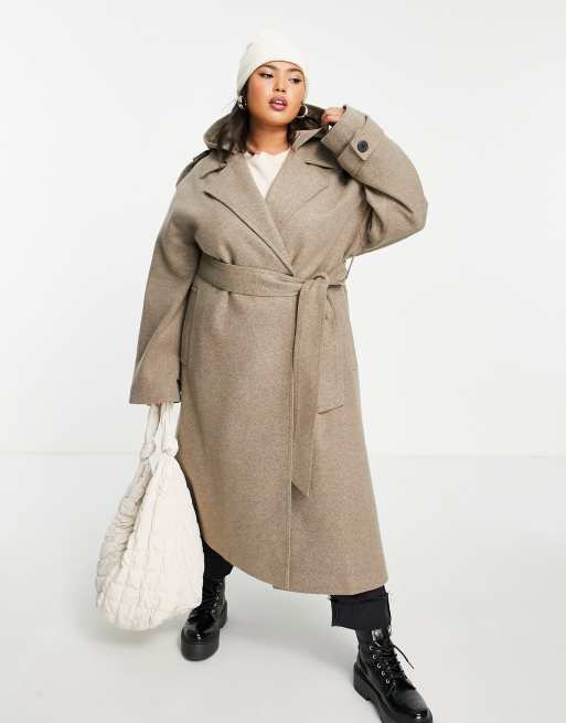 ASOS Edition Belted Slouchy Trench Coat