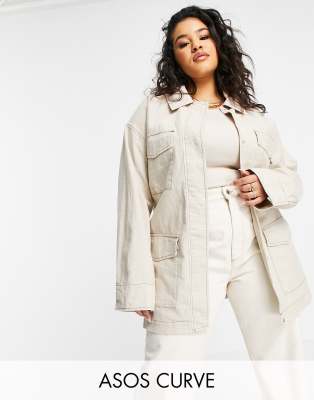 plus size linen jacket