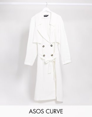 asos curve trench coat