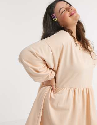 long sleeve sweat dress