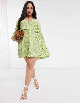 oversized wrap dress